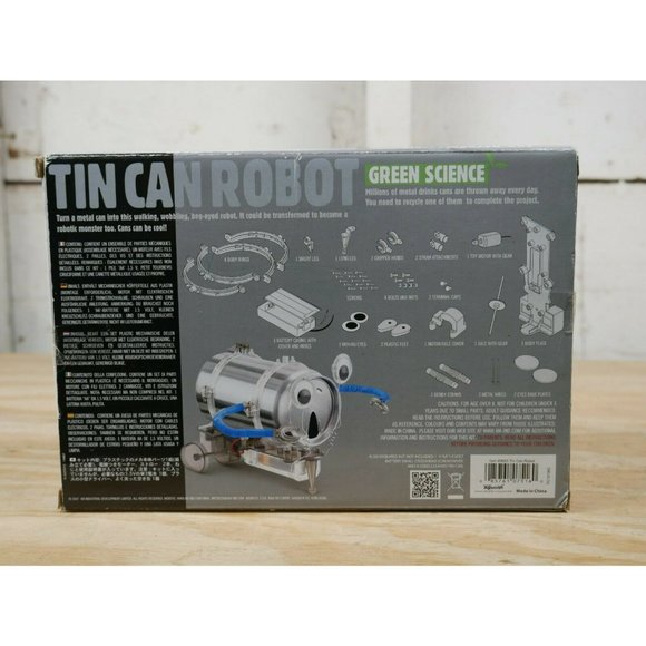 Green Science Fun Mechanics Kit Tin Can Robot - Picture 3 of 4